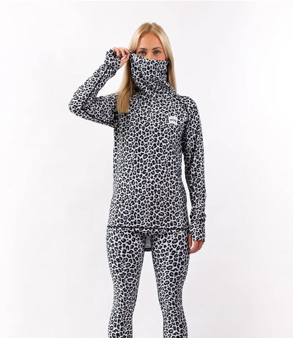 Eivy Icecold Gaiter Top Snow Leopard Damen-Funktionsshirt