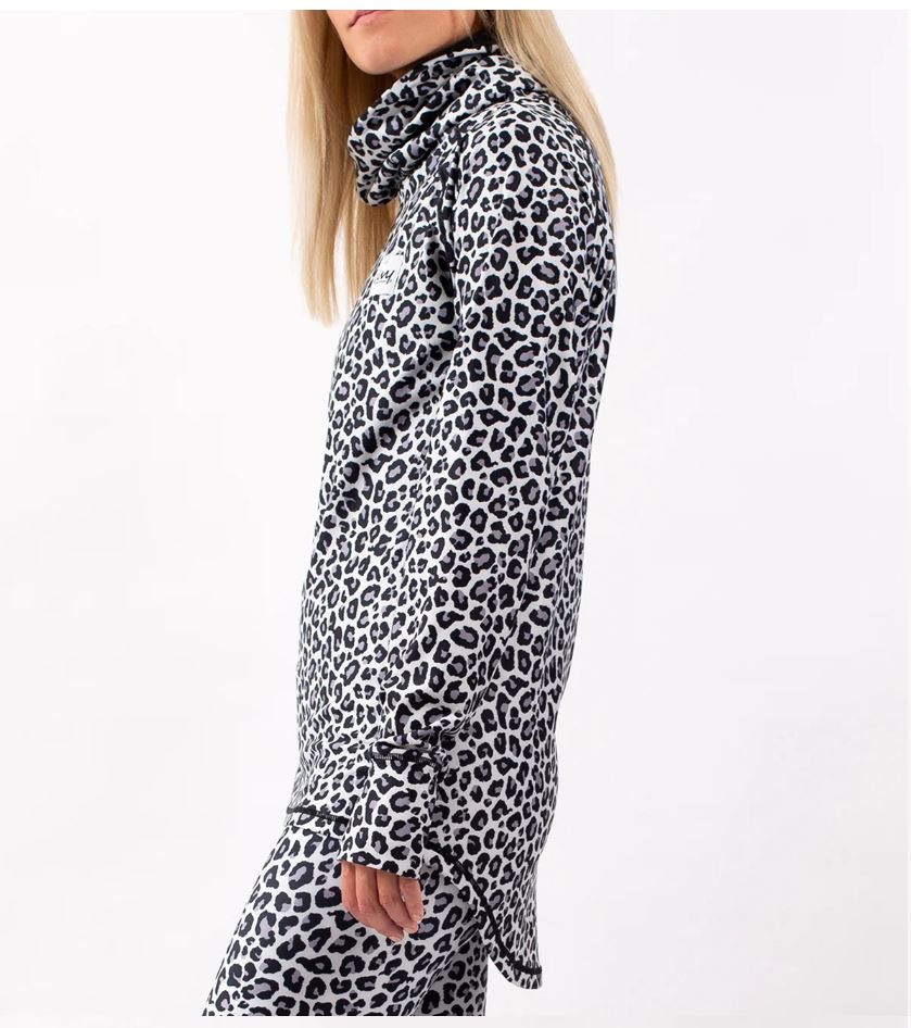 Eivy Icecold Gaiter Top Snow Leopard Damen-Funktionsshirt
