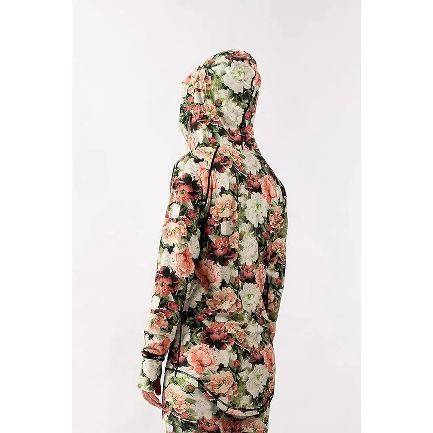 Eivy Icecold Zip Hood Top Autumn Bloom Damen Blumenmuster