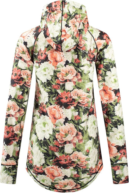 Eivy Icecold Zip Hood Top Autumn Bloom Damen Blumenmuster