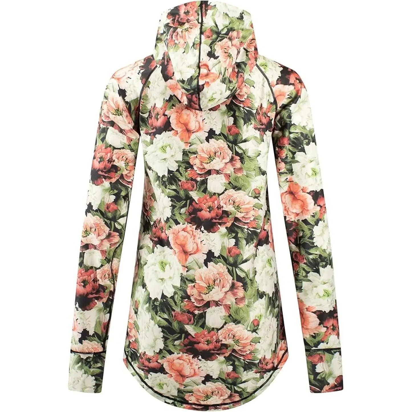 Eivy Icecold Zip Hood Top Autumn Bloom Damen Blumenmuster