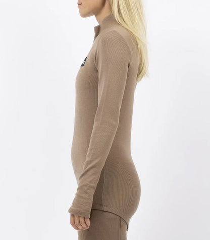 Eivy Journey Wool Rib Top Faded Coffee