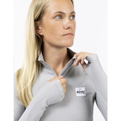 Eivy Journey Rib Top Grey Melange  Damen-Baselayer-Shirt