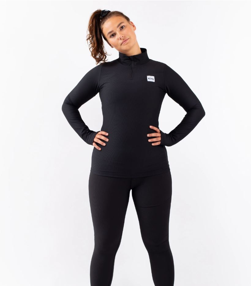 Eivy Journey Rib Top Black Damen Longsleeve