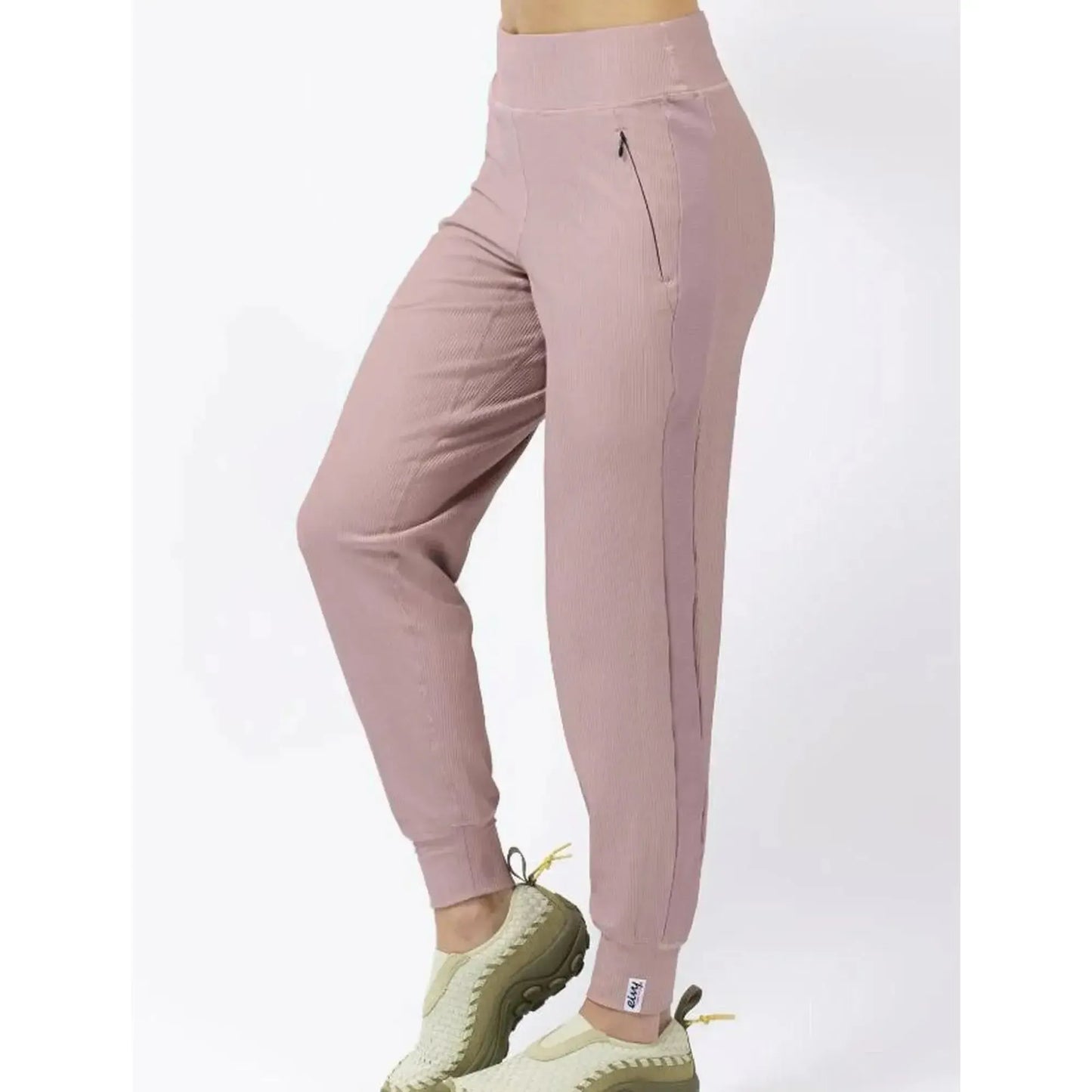 Eivy Journey Rib Travel Pants Faded woodrose Damen-Trainingshose Stretch-Hose Frauen
