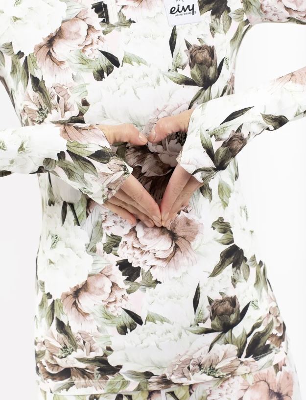 Eivy Journey Top Bloom Stylisches Damen-Funktionsshirt Blumenmuster