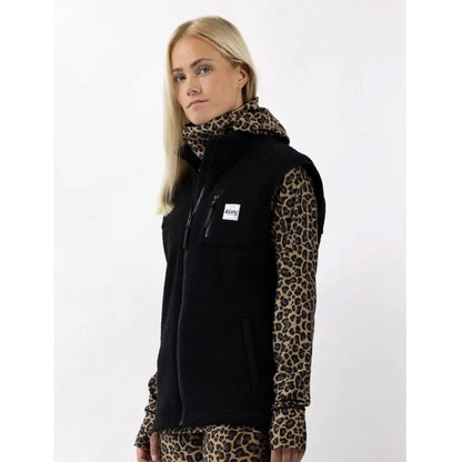 Eivy Lumberjackie Sherpa Vest Black Fleeceweste weiches Sherpa-Vlies-Nitrobags-Shop