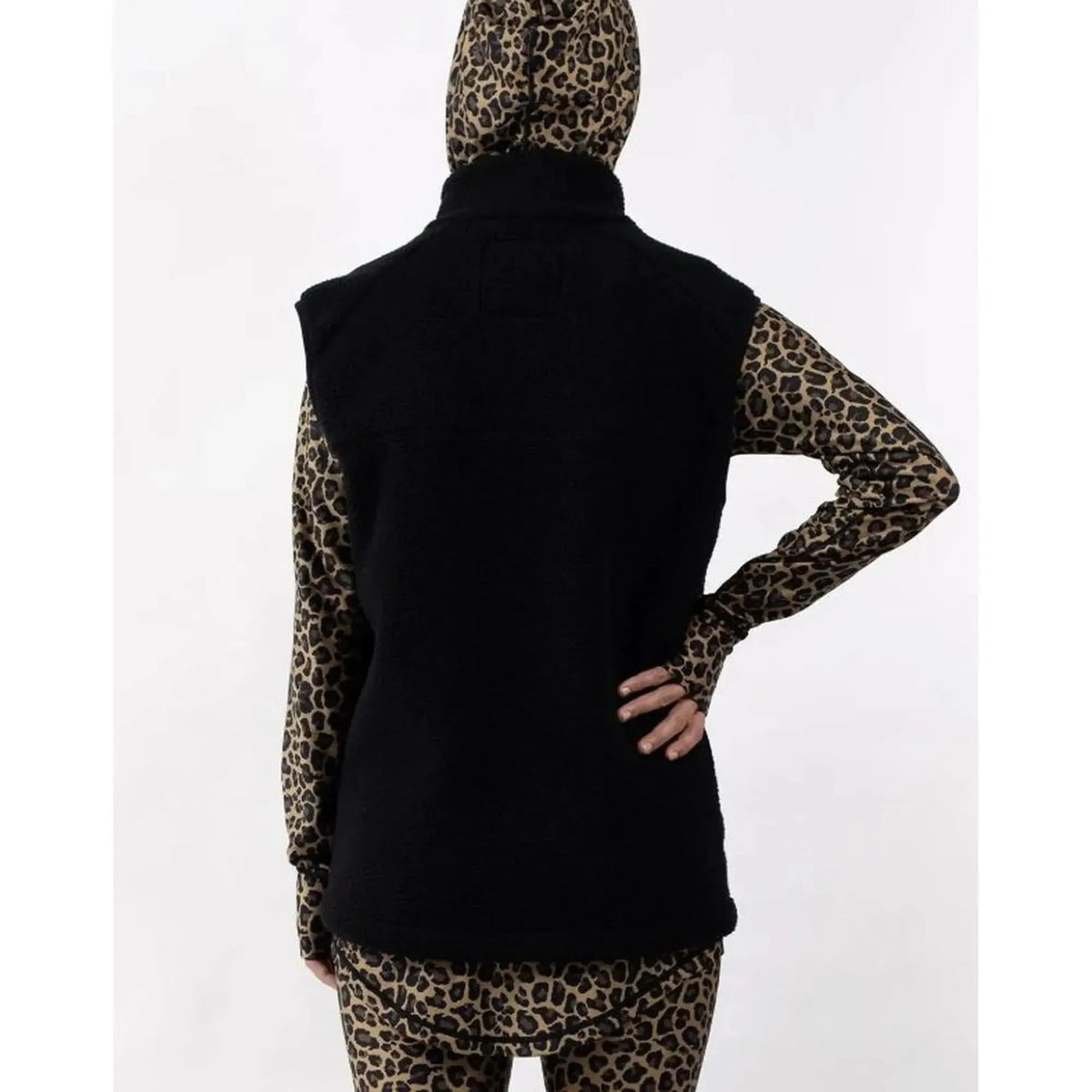 Eivy Lumberjackie Sherpa Vest Black Fleeceweste weiches Sherpa-Vlies-Nitrobags-Shop