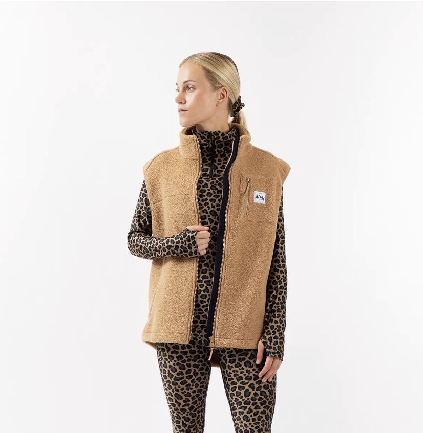 Eivy Lumberjackie Sherpa Vest Faded Coffee