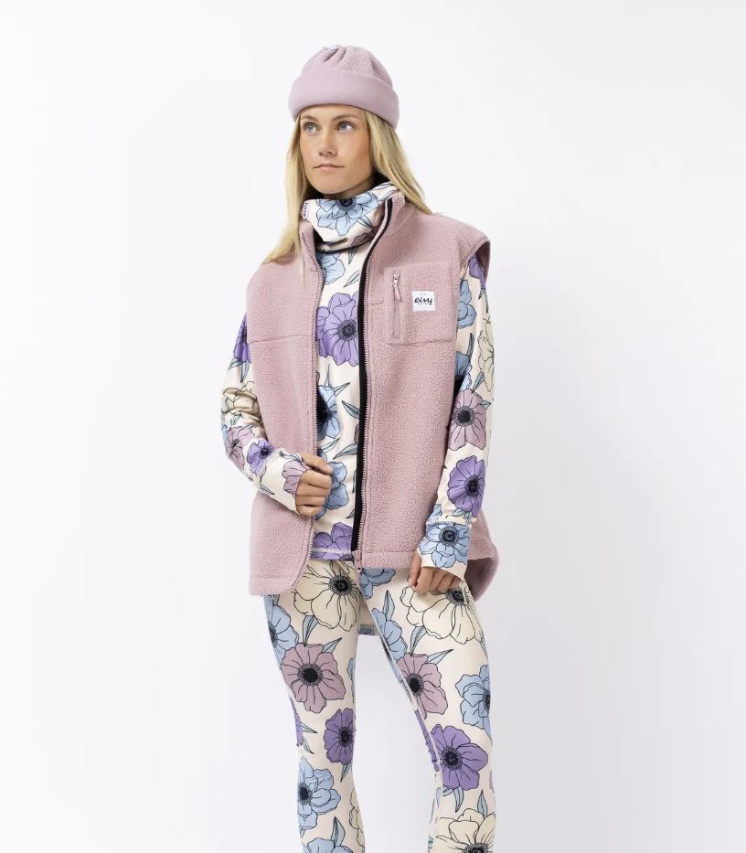 Eivy Lumberjackie Sherpa Vest Faded Woodrose