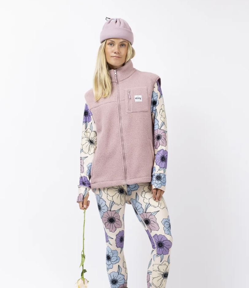 Eivy Lumberjackie Sherpa Vest Faded Woodrose