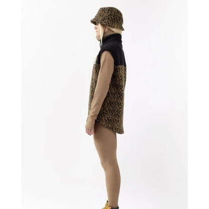 Eivy Lumberjackie Sherpa Vest Leopard Damen Fleeceweste Jacke Weste-Nitrobags-Shop