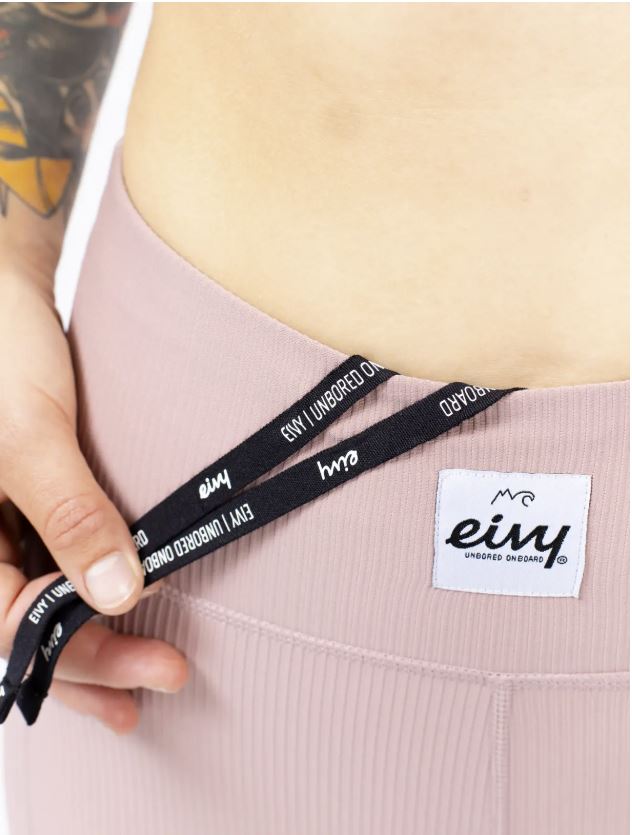 Eivy Pocket Rib Tights Faded Woodrose Leggings für Sport