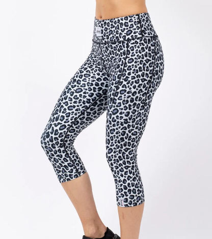Eivy Pocket Tights 3/4 Snow Leopard