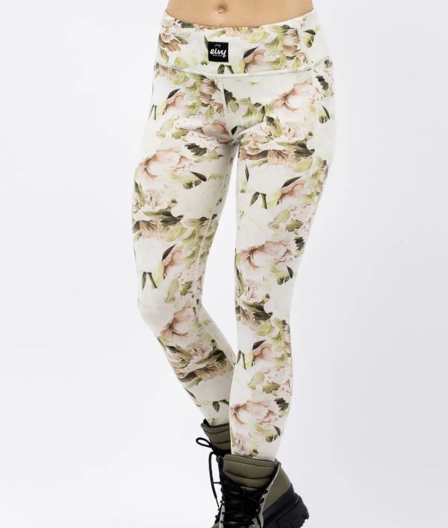 Eivy Pocket Wool Tights Bloom Damen / Mädchen Leggings Hose Blumenmuster