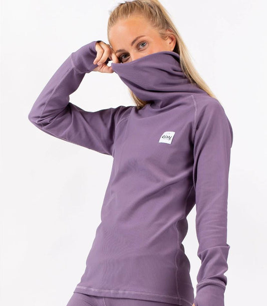 Eivy Icecold Gaiter Rib Top Deep Purple