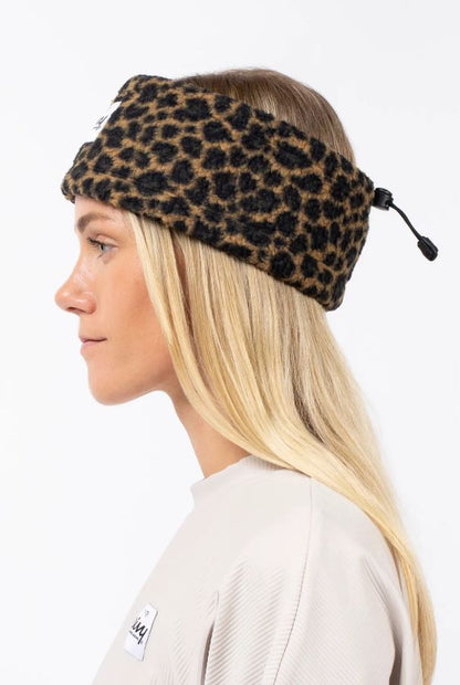 Eivy Throwback Sherpa Headband Damen Stirnband Leopard
