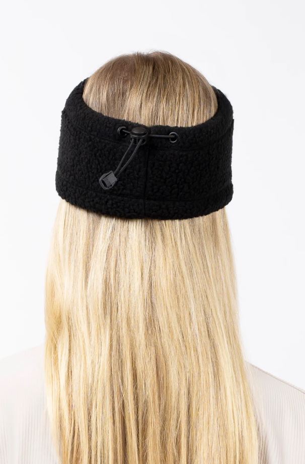 Eivy Throwback Sherpa Headband Damen Stirnband Black