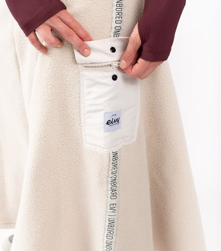 Eivy Valley Sherpa Skirt Faded Cloud Kleid / Poncho - Damenrock