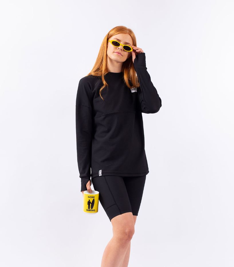 Eivy VENTURE RIB TOP Longsleeve Black Funktionsshirt Schwarz