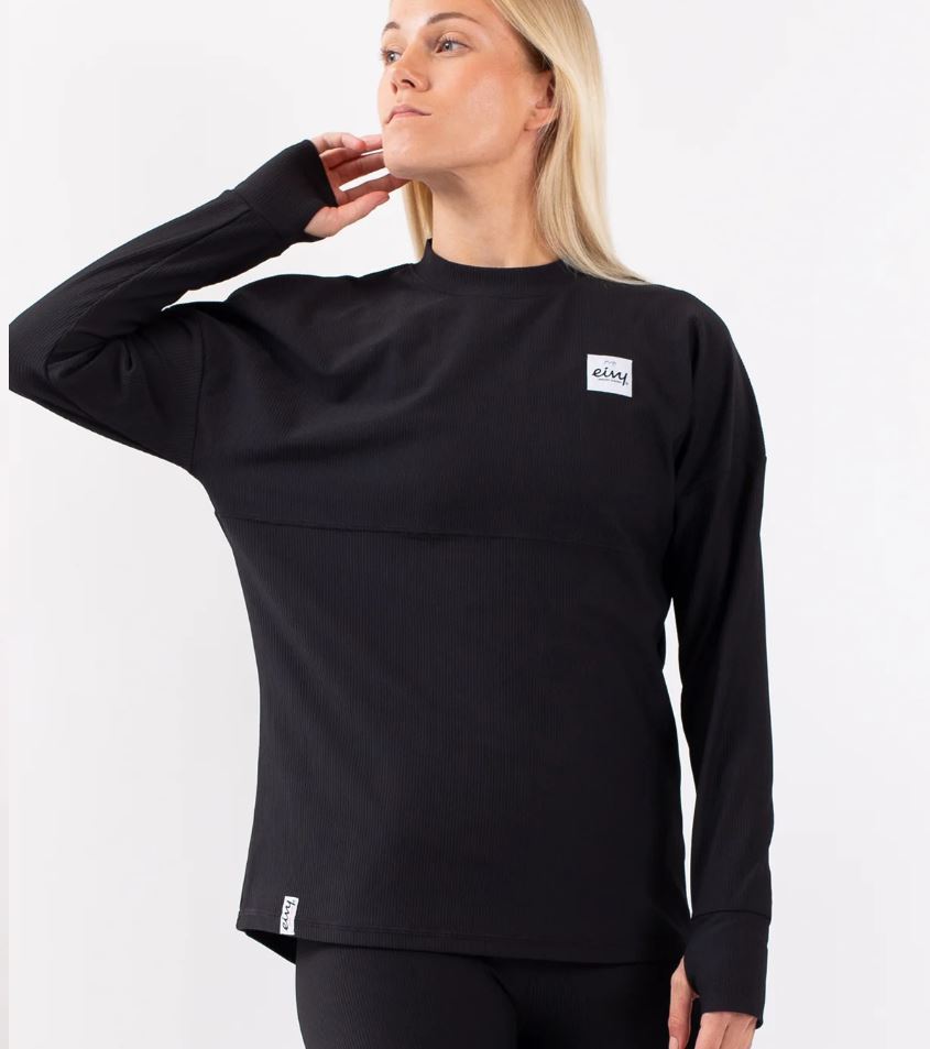 Eivy VENTURE RIB TOP Longsleeve Black Funktionsshirt Schwarz