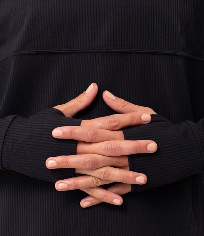 Eivy VENTURE RIB TOP Longsleeve Black Funktionsshirt Schwarz