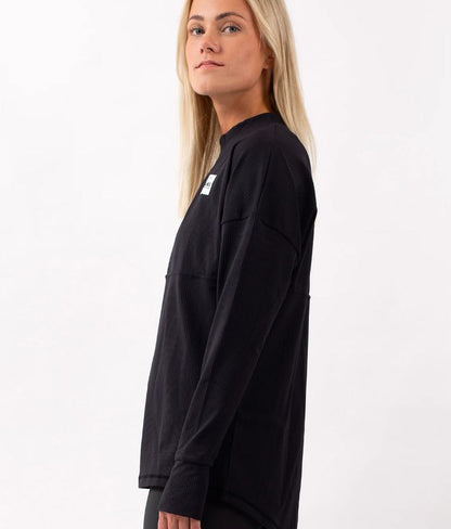 Eivy VENTURE RIB TOP Longsleeve Black Funktionsshirt Schwarz