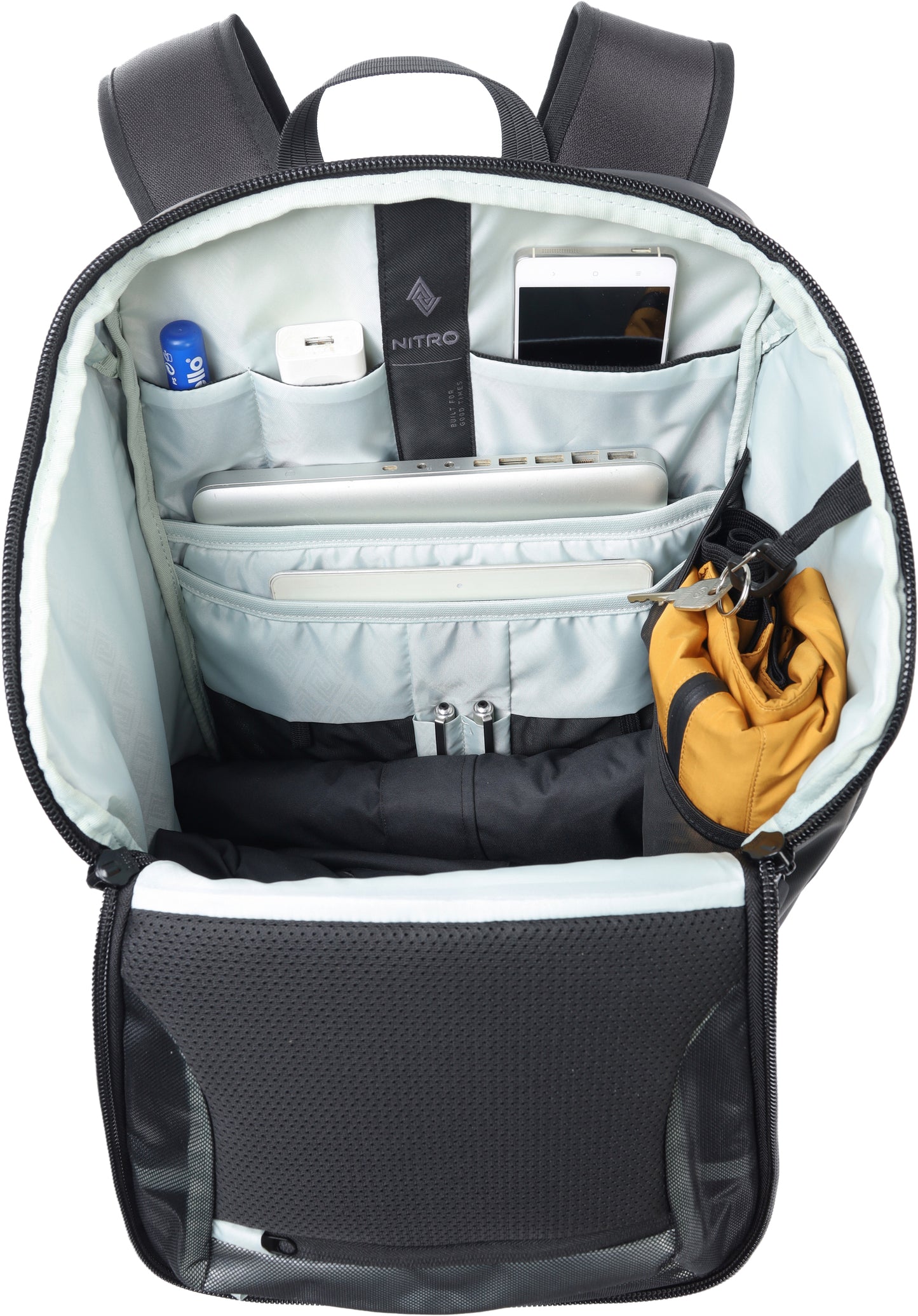 Nitro Nikuro Traveler 32L Rucksack mit 17 Zoll Laptopfach Reef Break