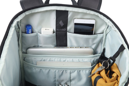 Nitro Nikuro Traveler 32L Rucksack mit 17 Zoll Laptopfach Reef Break