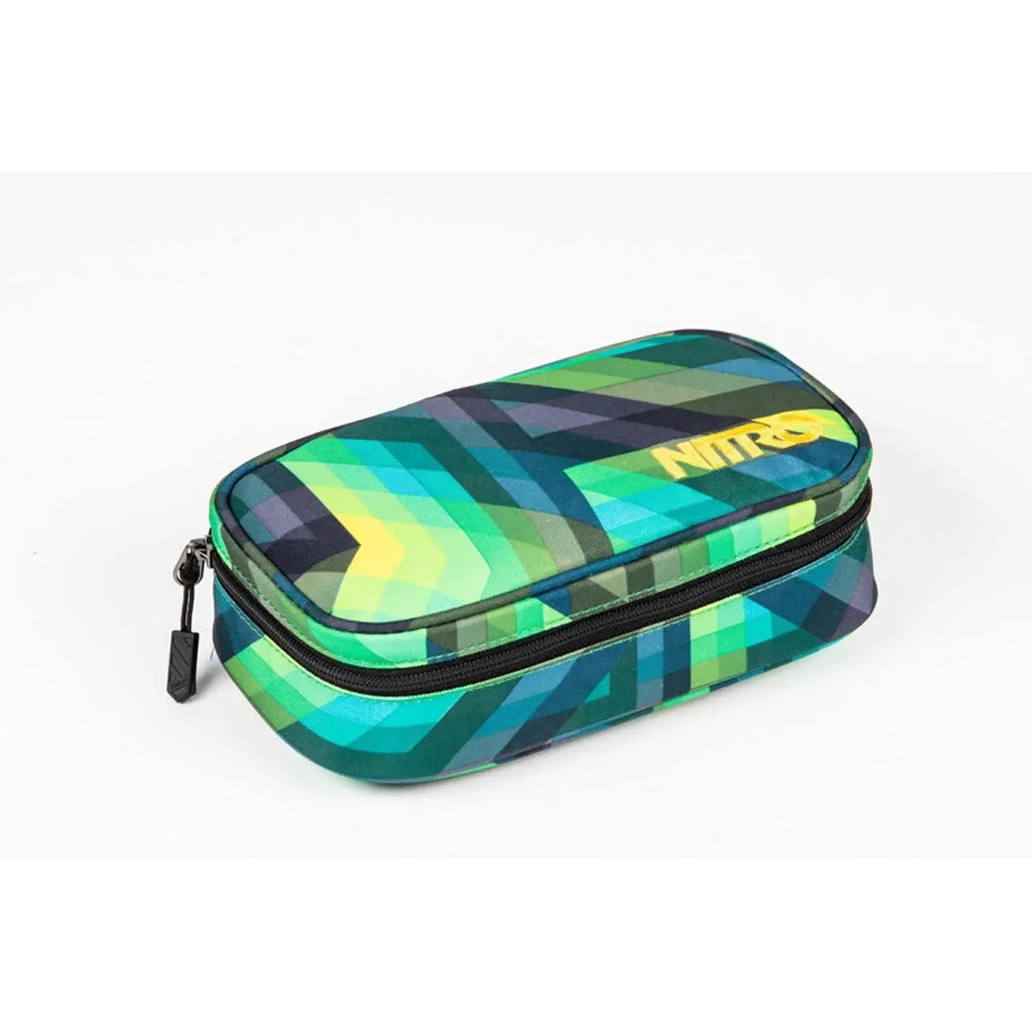 Nitro Pencil Case XL Federmäppchen für Schule Geo Green