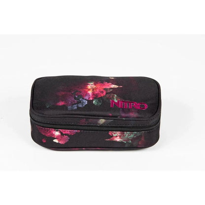 Nitro Pencil Case XL Federmäppchen für Schule Black Rose Federmappe Mäppchen Schlampermäppchen Faulenzer-Nitrobags-Shop