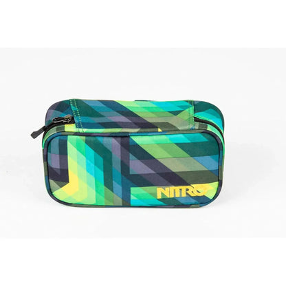 Nitro Pencil Case XL Federmäppchen für Schule Geo Green-Nitrobags-Shop