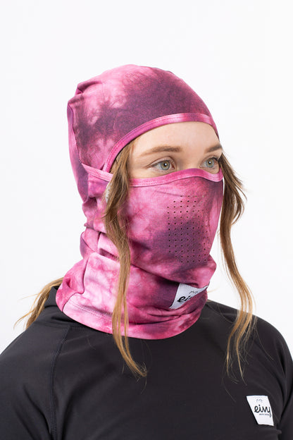 Eivy Hinge Balaclava Black Damen Sturmhaube Dusk Tie Dye