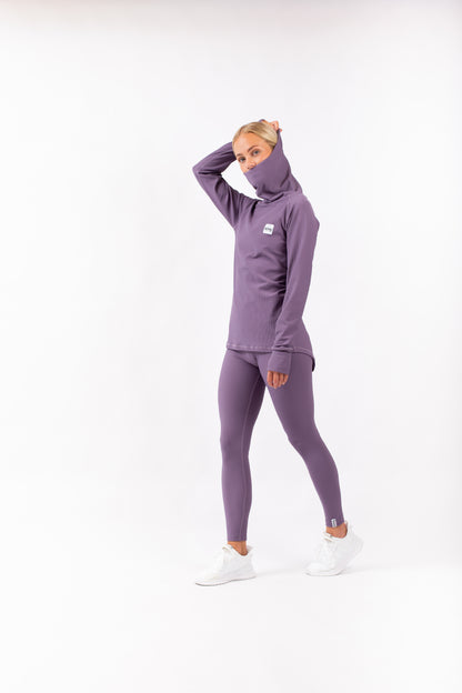 Eivy Icecold Gaiter Rib Top Deep Purple