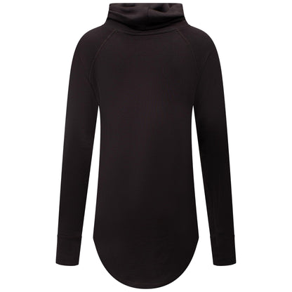 Eivy Damen Icecold Wool Gaiter Rib Top Black