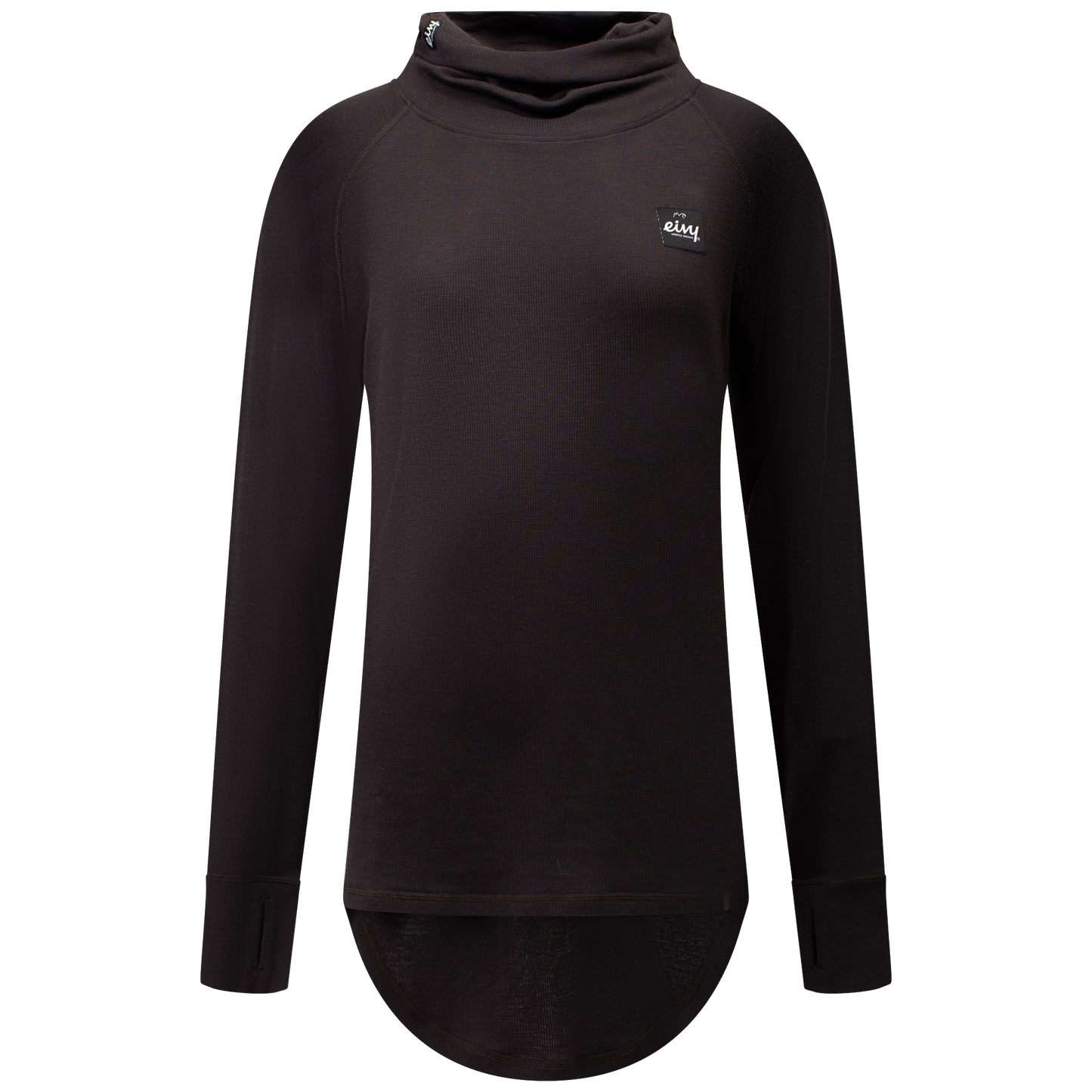 Eivy Icecold Wool Gaiter Rib Top Black