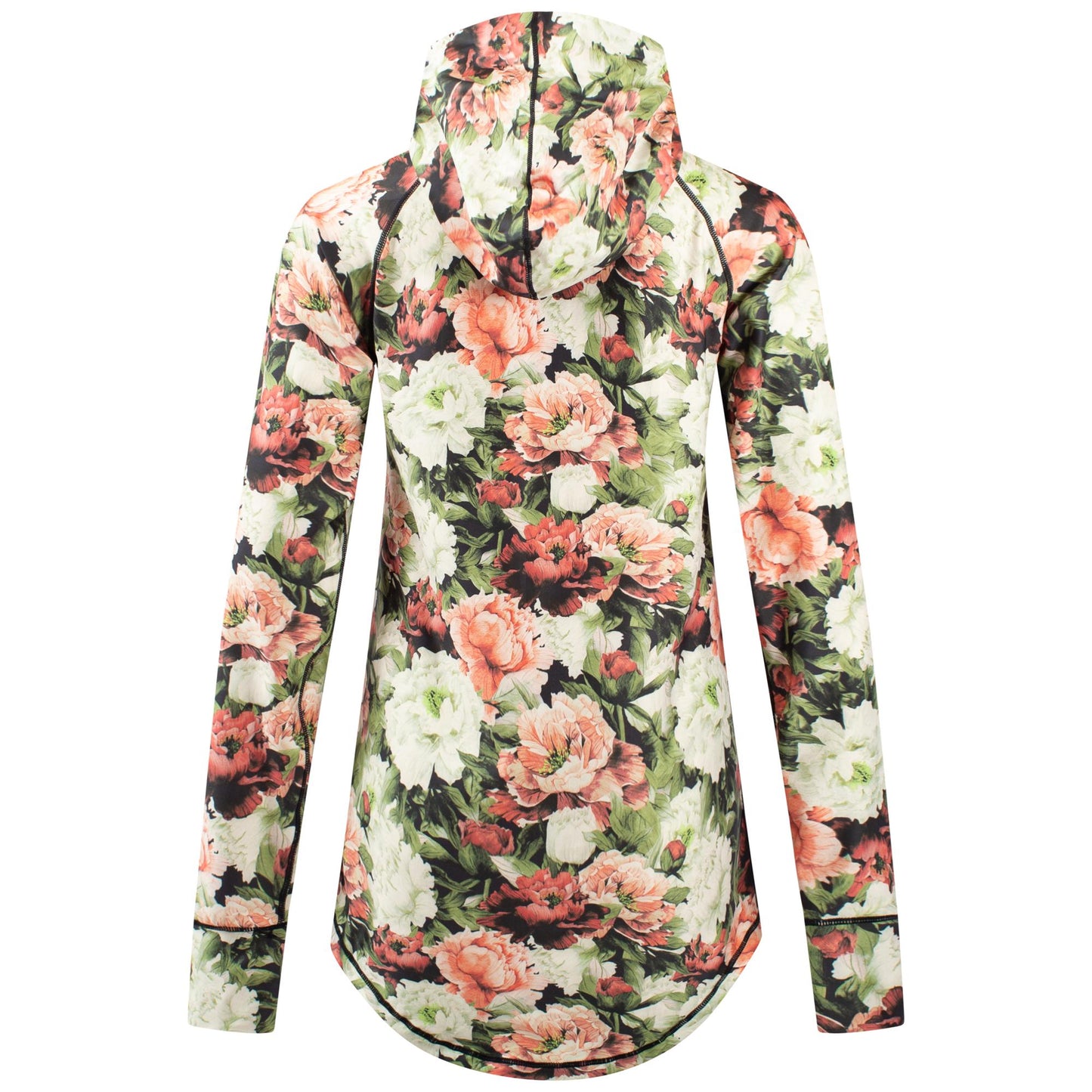 Eivy Icecold Zip Hood Top Autumn Bloom Damen Blumenmuster