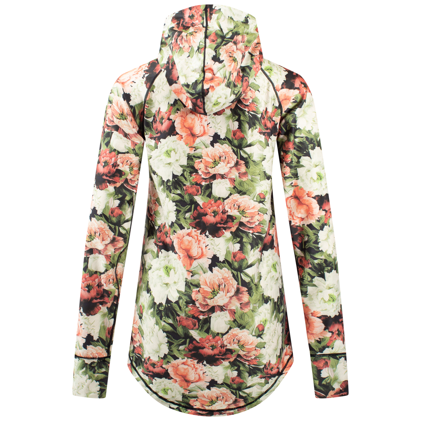 Eivy Icecold Zip Hood Top Autumn Bloom Damen Blumenmuster