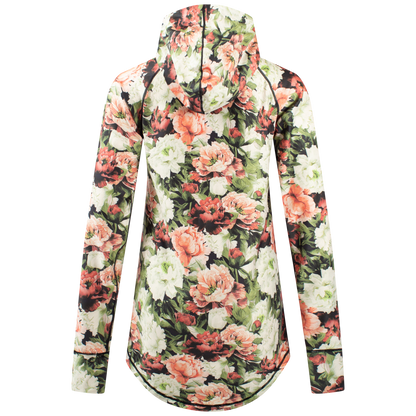 Eivy Icecold Zip Hood Top Autumn Bloom Damen Blumenmuster