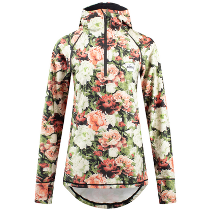 Eivy Icecold Zip Hood Top Autumn Bloom Damen Blumenmuster