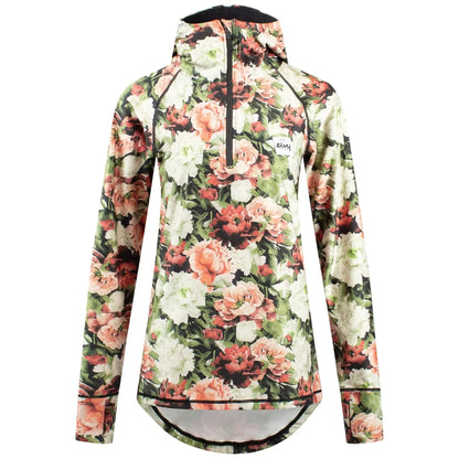 Eivy Icecold Zip Hood Top Autumn Bloom Damen Blumenmuster