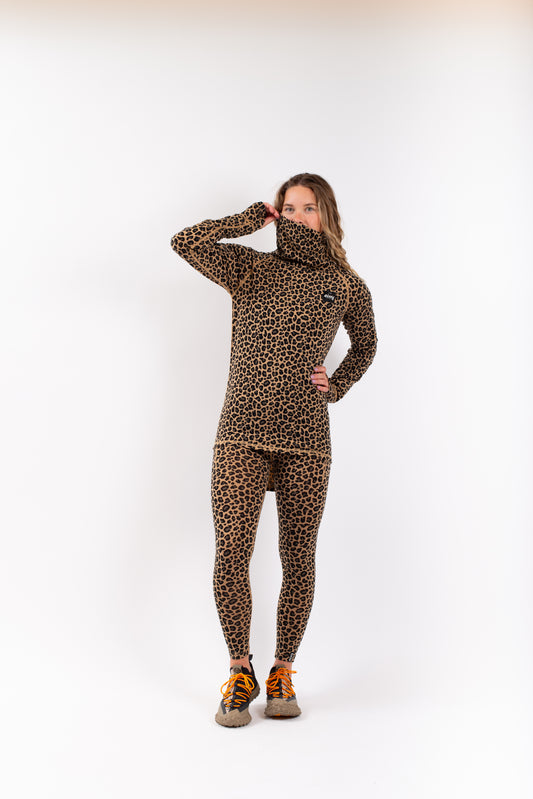 Eivy Icecold Wool Top Snowboard Leopard