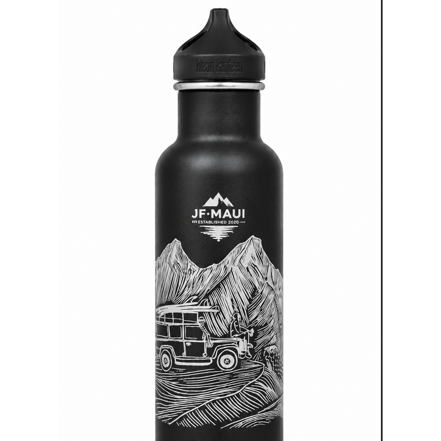JF Maui Trinkflasche Black Klean Kanteen® Edelstahl Isolierflasche Classic 800 ml