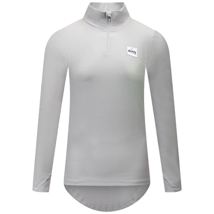 Eivy Journey Rib Top Grey Melange  Damen-Baselayer-Shirt