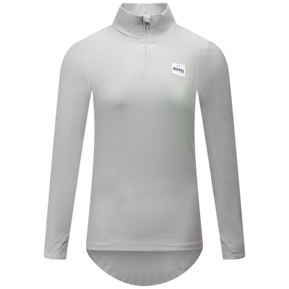 Eivy Journey Rib Top Grey Melange  Damen-Baselayer-Shirt