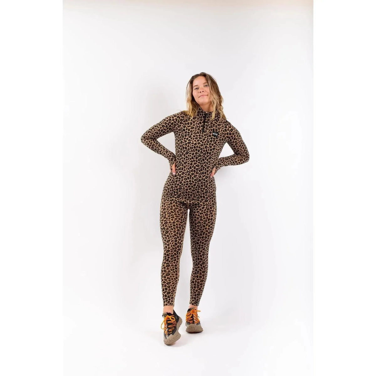 Eivy Journey Wool Top Snowboard Leopard