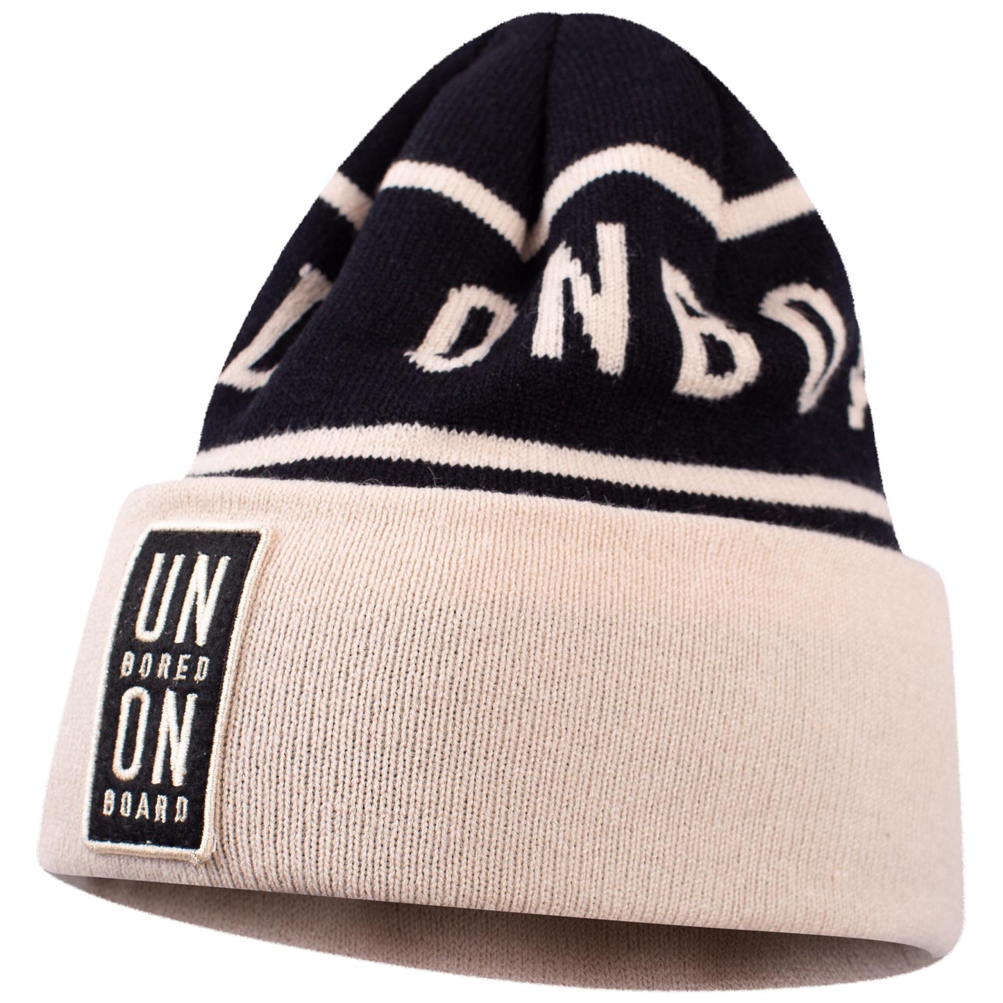 Eivy League Beanie Black & Offwhite Mütze für Damen