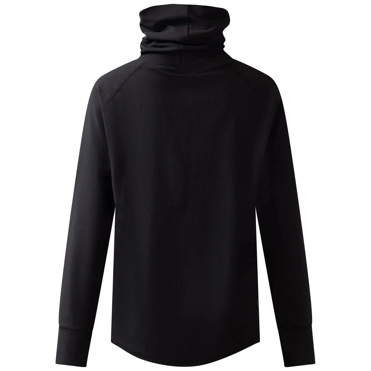 Eivy Loose Fit Gaiter Rib Top Black Langarm Damen Funktionsshirt Schwarz