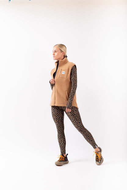 Eivy Lumberjackie Sherpa Vest Faded Coffee