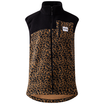 Eivy Lumberjackie Sherpa Vest Leopard leopardengemusterte Fleeceweste